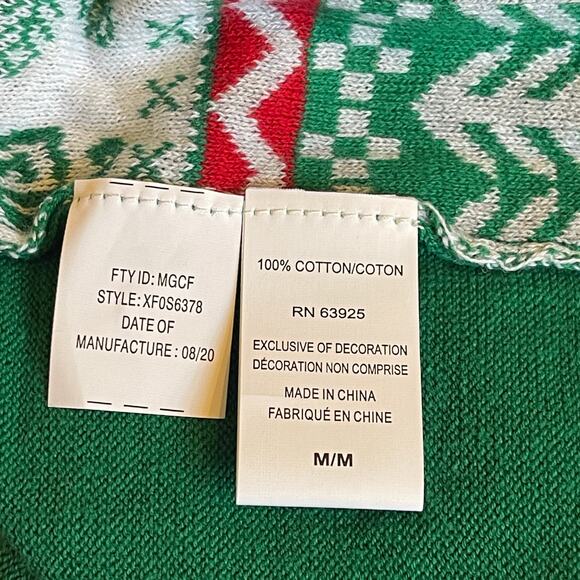 Ugly Christmas Sweater Beatles Elves on Abbey Road Crewneck Size Medium NWOT - Picture 5 of 5